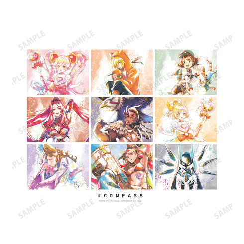 『#コンパス 戦闘摂理解析システム』Ani-Art aqua label キャンバスボード ver.C
